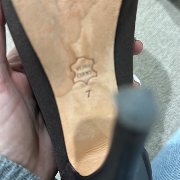 Charles David stretch & leather high heel booties - Picture 5 of 6